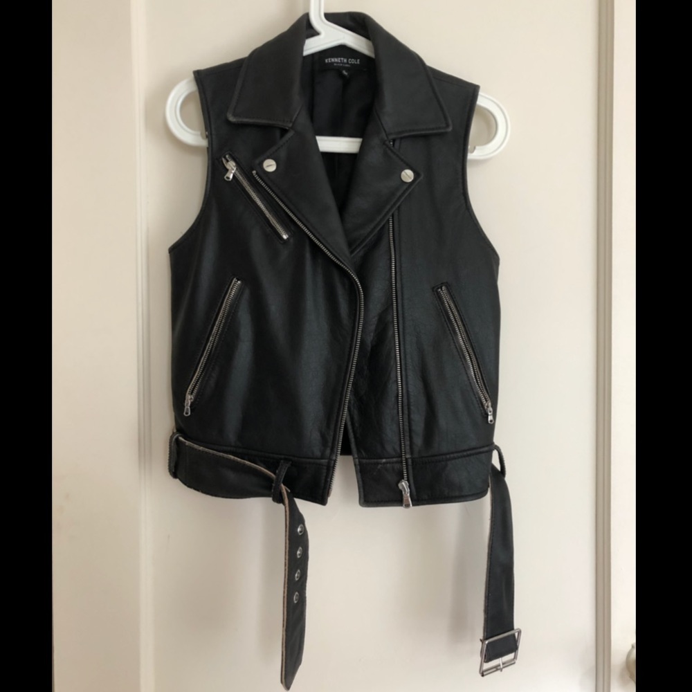 Kenneth Cole Leather Vest
